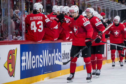 Ken Jäger of Switzerland celebrates
