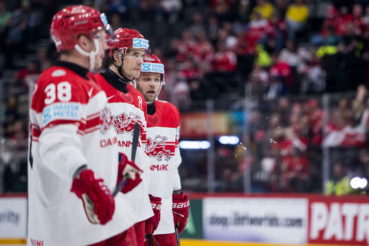 Oliver Lauridsen of Denmark looks dejected