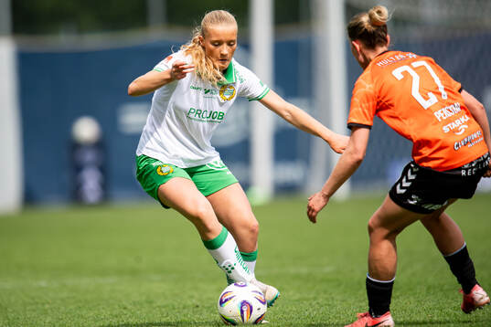 Hammarbys Smilla Holmberg och Kristianstads DFFs Viktoria