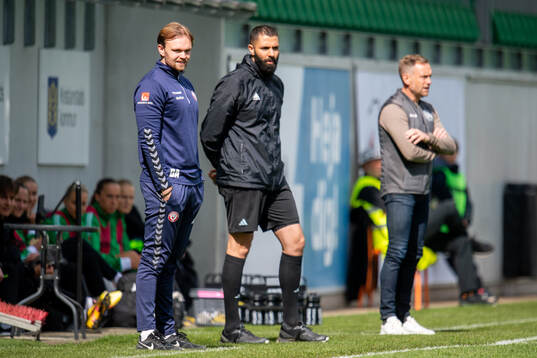 Kristianstads DFFs tränare Daniel Angergård, Ahmed