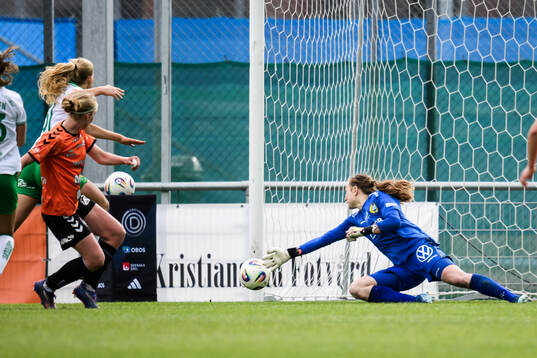 Kristianstads Katla Tryggvadottir gör 2-0 på Hammarbys