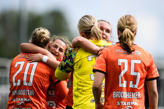 Kristianstads spelare jublar