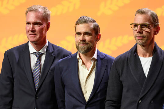 Kenny Jönnson, Henrik Zetterberg and Mikael Samuelsson