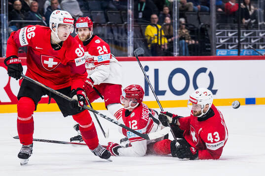 Oscar Fisker Mølgaard and Nikolaj Ehlers of Denmark