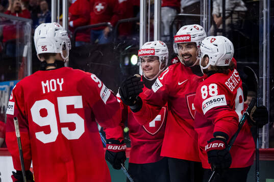 Jonas Siegenthaler of Switzerland celebrates