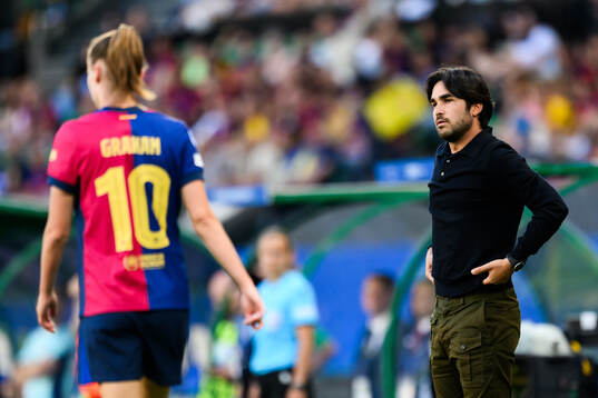 Coach Pere Romeu of Barcelona