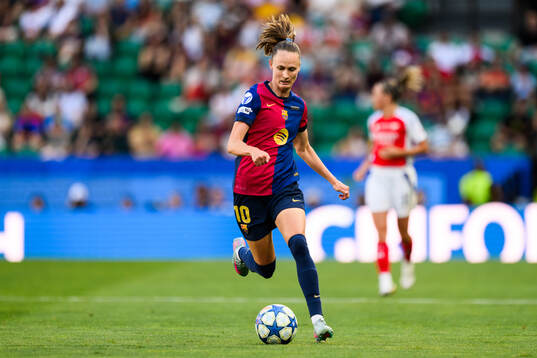 Caroline Graham Hansen of Barcelona