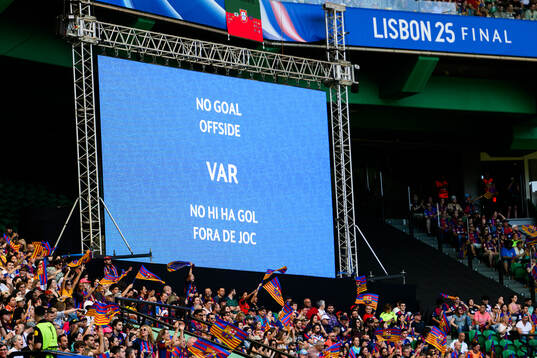 Screen shows no goal