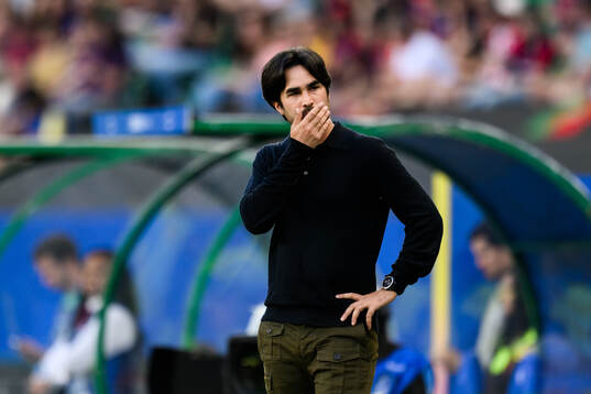 Coach Pere Romeu of Barcelona