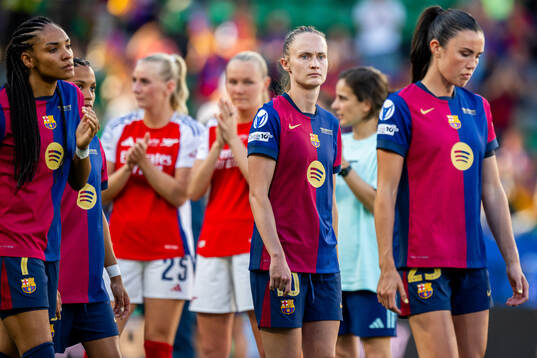 Caroline Graham Hansen and Ingrid Syrstad Engen of
