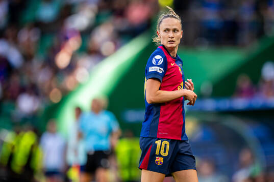 Caroline Graham Hansen of Barcelona