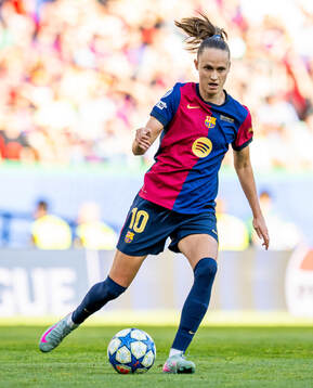 Caroline Graham Hansen of Barcelona
