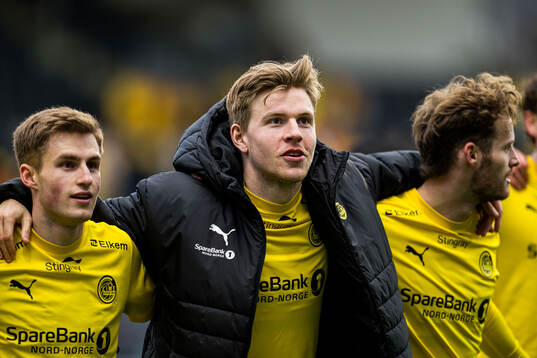Fredrik Sjøvold and Jens Petter Hauge of Bodø/Glimt