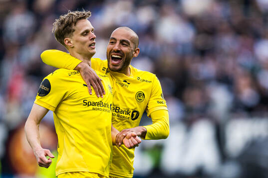 Ulrik Saltnes of Bodø/Glimt celebrates
