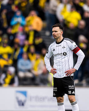 Ole Kristian Selnæs of Rosenborg looks dejected