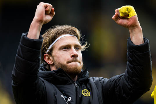 Kasper Høgh of Bodø/Glimt celebrates