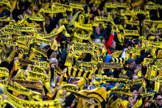 Spectators in the stands