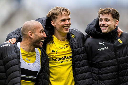 Haitam Aleesami, Ulrik Saltnes and Håkon Evjen of