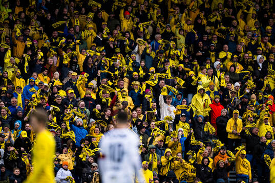 Spectators in the stands