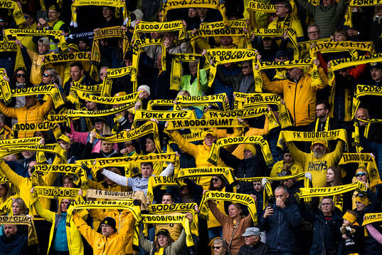 Spectators in the stands