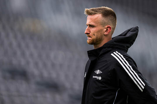 Erlend Dahl Reitan of Rosenborg looks dejected