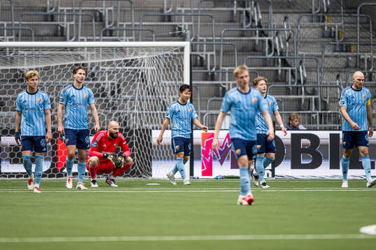 Djurgårdens spelare deppar
