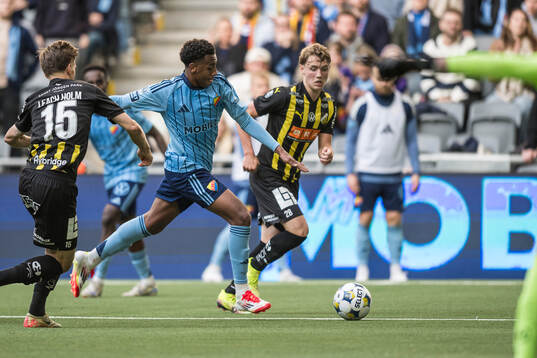 Djurgårdens Isak Alemayehu Mulugeta och Häckens Filip
