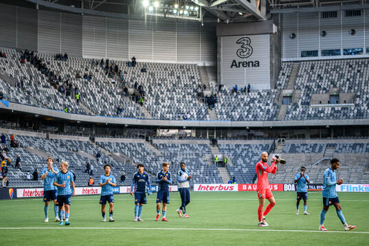 Djurgårdens spelare deppar