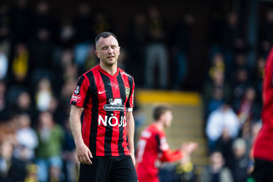 Brommapojkarnas Even Hovland deppar
