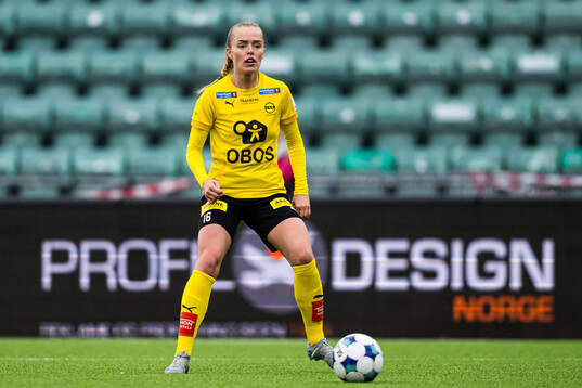 Andrea Karoline Nymo Holmstrøm of LSK Kvinner