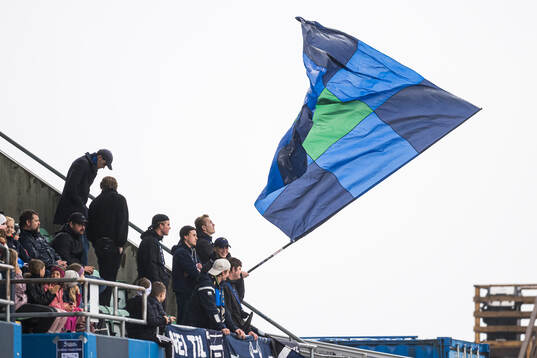 Spectators in the stands