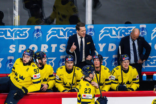 Head coach Sam Hallam of Sweden
