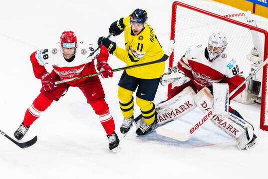 Mikael Backlund of Sweden against Nicholas B Jensen and