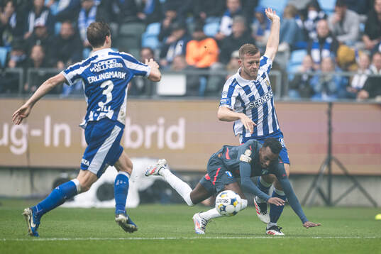 Malmö FFs Taha Ali och IFK Göteborgs Jonas Bager