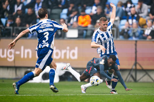 Malmö FFs Taha Ali och IFK Göteborgs Jonas Bager