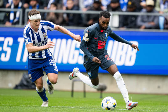 IFK Göteborgs Felix Eriksson och Malmö FFs Taha Ali