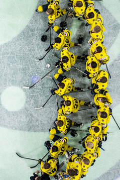 Players of Sweden pose for a picture