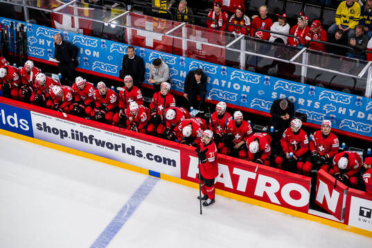 Players of Switzerland look dejected