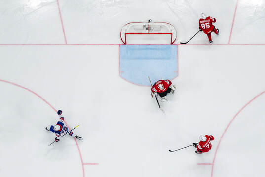 Tage Thompson of USA celebrates