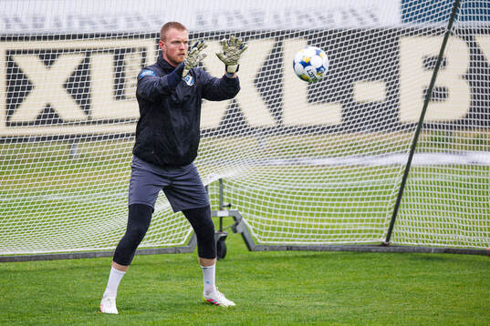 Halmstads målvakt Tim Erlandsson