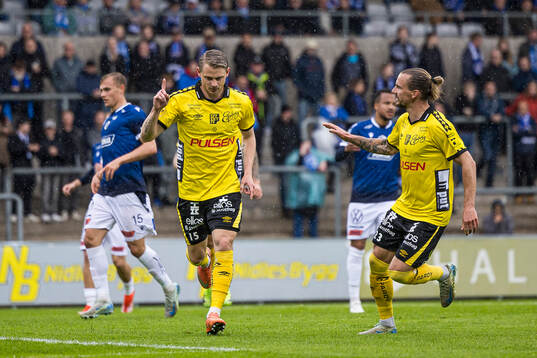 Elfsborgs Simon Hedlund jublar