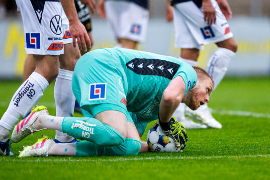 Halmstads målvakt Tim Erlandsson