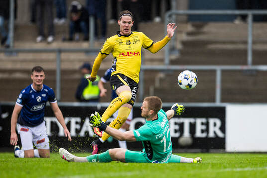 Elfsborgs Taylor Silverholt gör 1-4 bakom Halmstads
