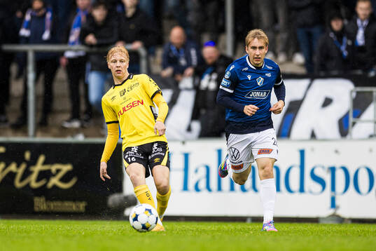 Elfsborgs Altti Hellemaa och Halmstads Måns Andersson