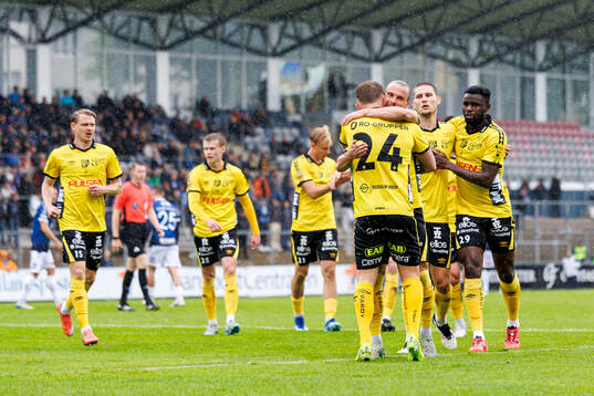 Elfsborgs spelare jublar