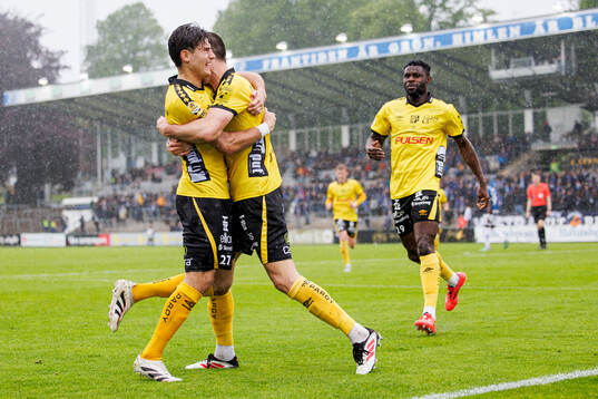 Elfsborgs Frederik Ihler, Rasmus Wikström och Ibrahim