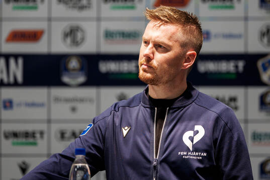Halmstads tränare Johan Lindholm