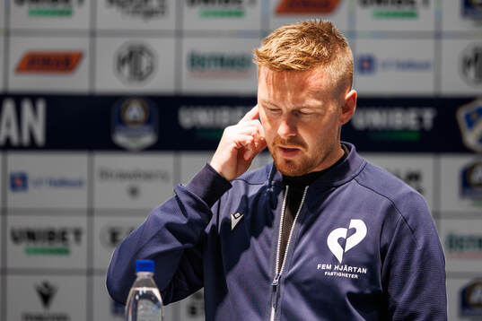 Halmstads tränare Johan Lindholm
