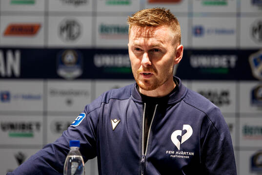 Halmstads tränare Johan Lindholm