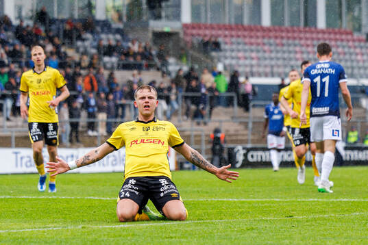 Elfsborgs Frederik Ihler jublar